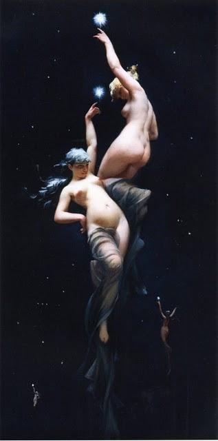 Luis Ricardo Falero, Two Moonlight beauties.