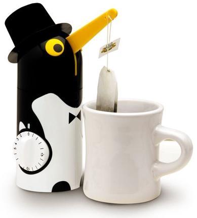 Un pingouin pour ne plus rater son thé
