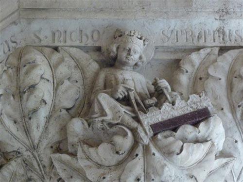 Les Quatre Saints Couronnés sur le Palais des Doges à Venise (Italie)