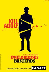 Affiche Inglourious Basterds - Canal+ 2010