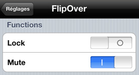 Cydia FlipOver : Retourner l’iPhone pour le mettre en mode silencieux ou veille