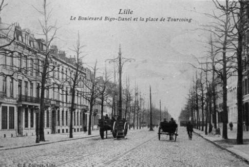 Les rues de Lille à La Belle Epoque.