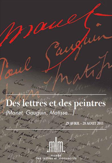mlm - Des lettres et des peintres (Manet, Gauguin, Matisse…)