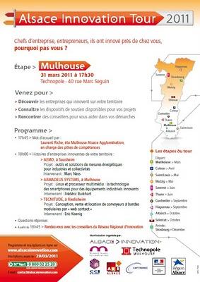 Top départ à Mulhouse dans 3 jours,  pour l'Alsace Innovation Tour  2011
