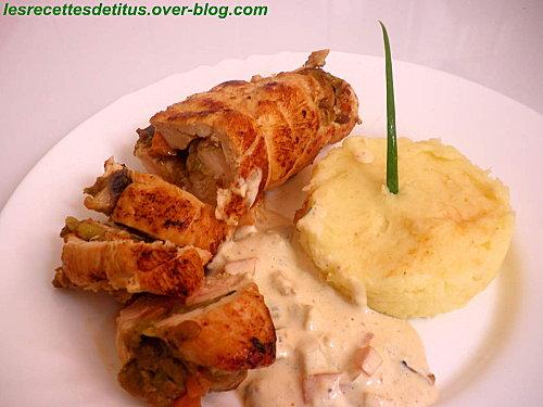 Escalope De Poulet Farcie Aux Legumes A Lire