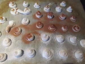 meringues avant cuisson meringues avant cuisson