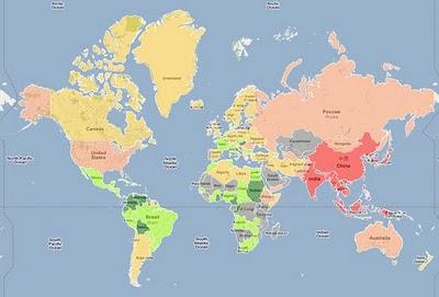 La taille des penis recensée dans le monde