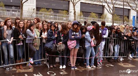 Justin Bieber à Bercy ... avec Purefans avant son concert de ce soir