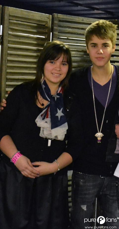 Justin Bieber à Bercy ... avec Purefans avant son concert de ce soir