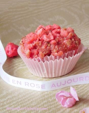 Pralines & Raspberry muffins – Muffins aux pralines et framboises