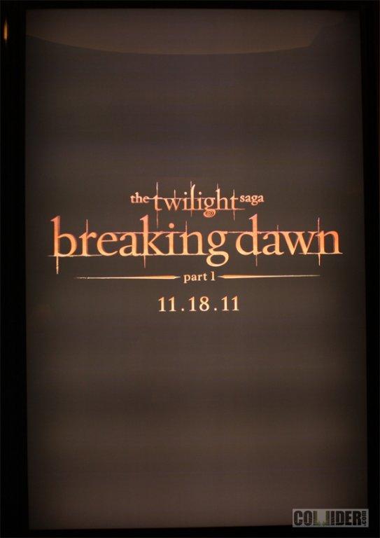 Première affiche promotionnelle de Breaking Dawn part. 1 !