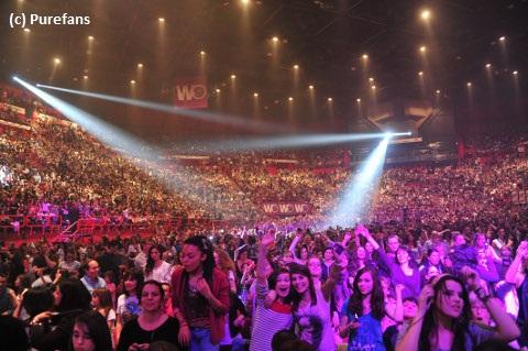 Justin Bieber en concert à Bercy hier ... Les photos exclusives