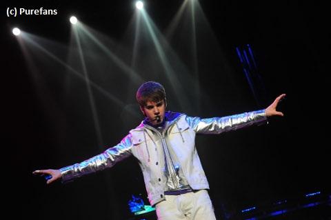 Justin Bieber en concert à Bercy hier ... Les photos exclusives