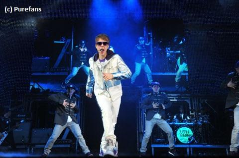 Justin Bieber en concert à Bercy hier ... Les photos exclusives