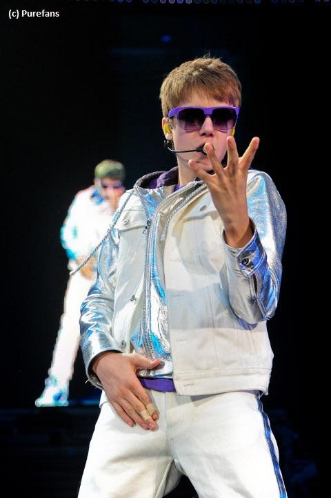 Justin Bieber en concert à Bercy hier ... Les photos exclusives