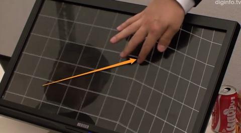 Ecran elastique Nouvelle génération décrans tactiles élastiques