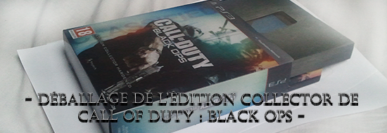 Image de DEBALLAGE – Edition Collector de Call Of Duty : Black Ops (PS3)