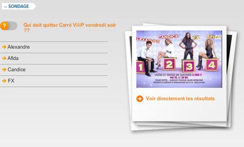 Carré ViiiP ... (SONDAGE) ... Candice, Afida, Alexandre ou FX ... Qui doit partir vendredi