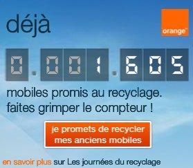 Orange incite à recycler son vieux téléphone mobile