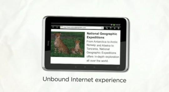 htc flyer1 540x293 Une vidéo de présentation pour la Flyer dHTC