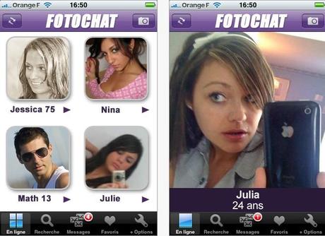 Fotochat, chat et rencontres: découvrez l’application iPhone!