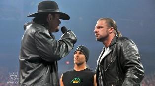 Trois des plus grandes stars de la WWE lors du Raw du 28 mars 2011