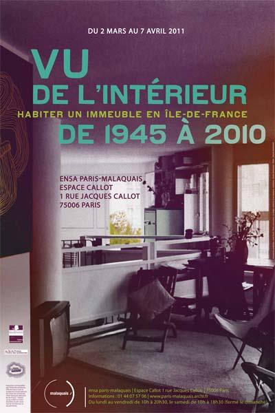 Expo / Vu de l'intérieur, habiter un immeuble en Ile de France de 1945 à nos jours