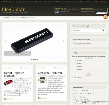 BlogUSB.fr, pour trouver la clé USB qu’il vous faut BlogUSB.fr, pour trouver la clé USB qu’il vous faut