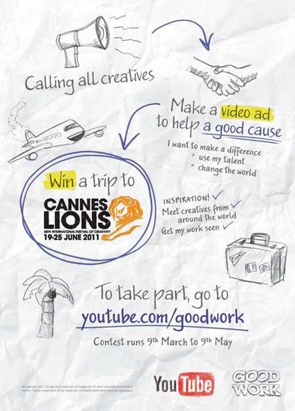 “Good work” for Cannes Lions 2011 on Youtube