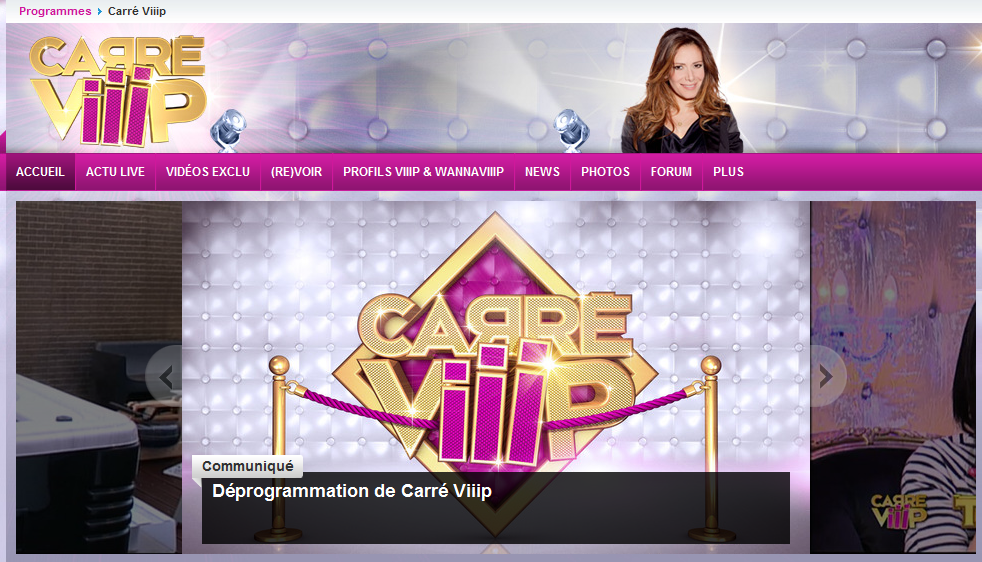 Le site de Carré Viiip annonce l'arrêt de l'émission ! Début d'un vrai buzz ?