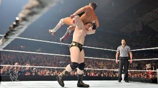 Le Champion des USA Sheamus en équipe avec Dolph Ziggler lors du Raw du 28 mars 2011