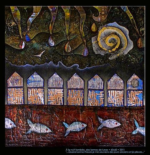 À la nuit tombée, des larmes de lune