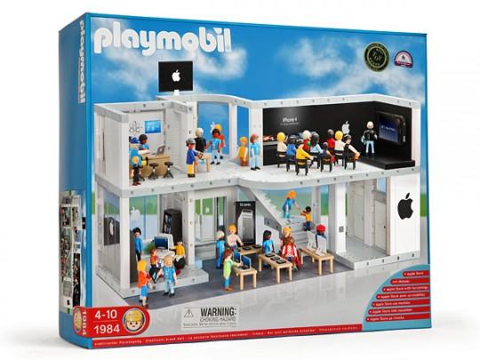 e8bb playmobil apple store box 540x405 Un Apple Store version Playmobil !
