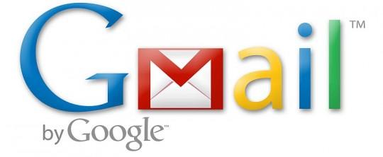 gmail logo 540x222 Gmail avait été lancé le 1er Avril 2004 !