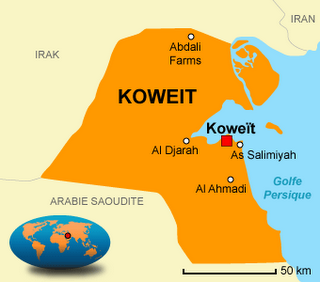 le Koweït dans le noir..
