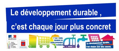 sdd2011 Début de la Semaine du Développement Durable 2011, pleins didées de sortie pour ce week end!