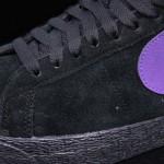 nike sb blazer high qs black varsity purple 6 150x150 Nike SB Blazer High QS Black–Varsity Purple 