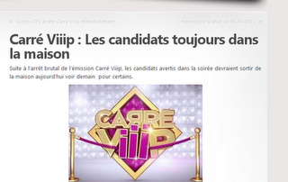 Carré Viiip : où sont les candidats ? Les rumeurs web... En preseque live !