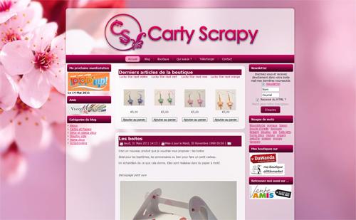 Nouveau site terminé : Carty Scrapy