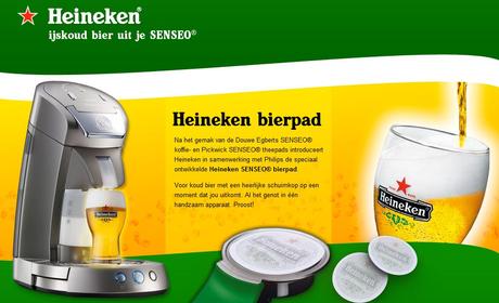 Heineken parodie Senseo et propose un faux produit pour le premier avril