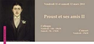 Colloque Proust et ses amis