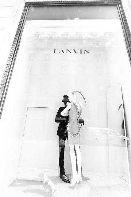 Noir & Blanc chez Lanvin