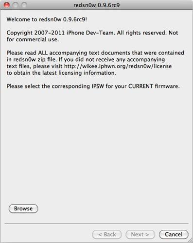 jailbreak iOS 4.3.1 Redsn0w 0.9.6 RC9 Le jailbreak d’iOS 4.3.1 disponible via Redsn0w 0.9.6 RC9 et PwnageTool 4.3
