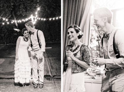 Promenons-nous sous la pluie… {Real Wedding}