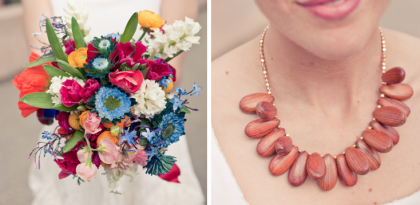 Promenons-nous sous la pluie… {Real Wedding}