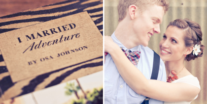 Promenons-nous sous la pluie… {Real Wedding}