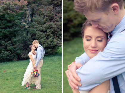 Promenons-nous sous la pluie… {Real Wedding}