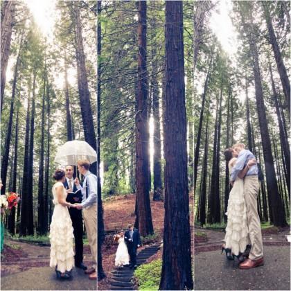 Promenons-nous sous la pluie… {Real Wedding}