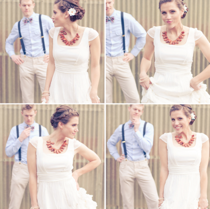 Promenons-nous sous la pluie… {Real Wedding}