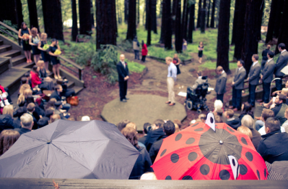 Promenons-nous sous la pluie… {Real Wedding}